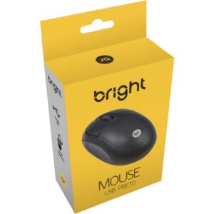 Mouse Optico USB Espanha 1.000 Dpi Preto - Imagem 2