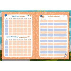 Agenda Permanente Escolar 96F.105X148MM - Imagem 3