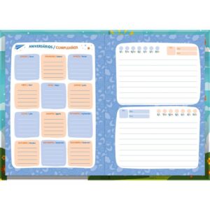 Agenda Permanente Escolar 96F.105X148MM - Imagem 4