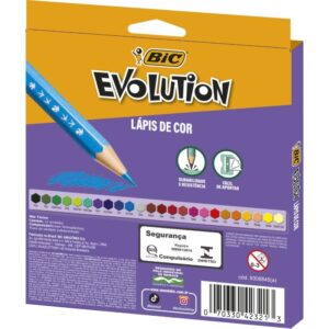 Lapis de Cor Sextavado Evolution 24 Cores - Imagem 3