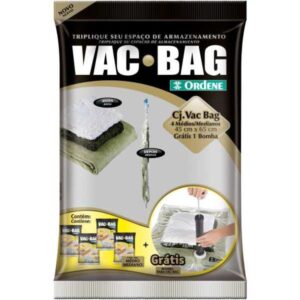 Saco para Armazenagem Vac Bag 4 Medios+bomba 45X65CM - Imagem 2