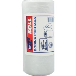 Saco Plastico em Bobina 20X30 Picotada 500GR. C/700UN - Imagem 1