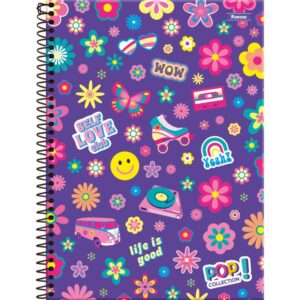 Caderno 01X1 Capa Dura Pop Collection 96FLS. - Imagem 2