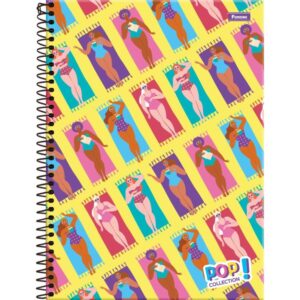 Caderno 01X1 Capa Dura Pop Collection 96FLS. - Imagem 4