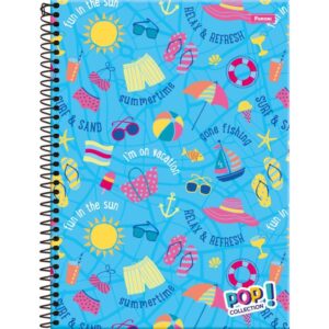 Caderno 01X1 Capa Dura Pop Collection 96FLS. - Imagem 7