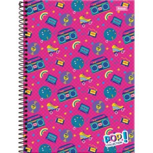 Caderno 10X1 Capa Dura Pop Collection 200FLS. - Imagem 2