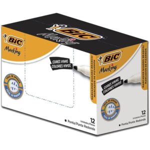 Pincel Quadro Branco Marking Recarregavel Preto