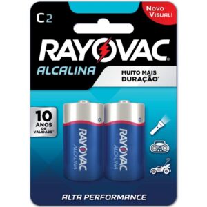 Pilha Alcalina Media C 12 Blisters X 2 Unid. - Imagem 1