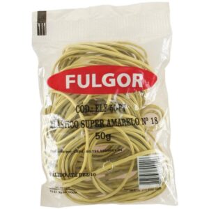 Elastico Amarelo Latex Super Especial N.18 50G - Imagem 1