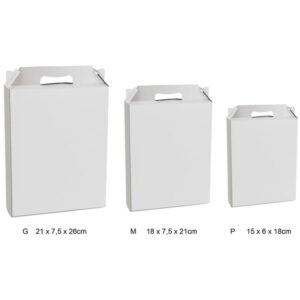 Caixa para Presente Decorada Retangular M 18X7,5X21 Sortida - Imagem 2