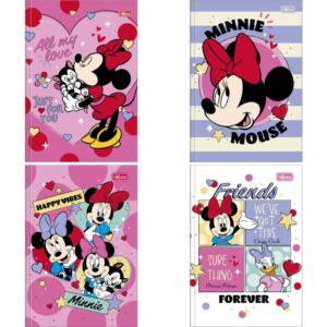 Caderno Brochura 1/4 Capa Dura Minnie Top 48FLS. - Imagem 1