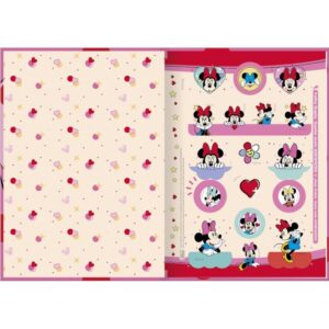 Caderno Brochura 1/4 Capa Dura Minnie Top 48FLS. - Imagem 2