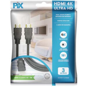 Cabo HDMI HDMI X HDMI 2.0 4K 3MTS. - Imagem 2