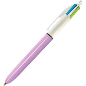 Caneta Esferografica Bic 4 Cores Refresh Corpo Rosa - Imagem 2