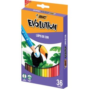 Lapis de Cor Sextavado Evolution 36 Cores - Imagem 1