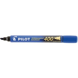 Pincel Marcador Permanente Sca 400 Ponta Chanfrada Azul - Imagem 1