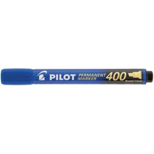 Pincel Marcador Permanente Sca 400 Ponta Chanfrada Azul - Imagem 2
