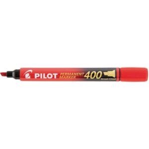 Pincel Marcador Permanente Sca 400 Ponta Chanfrada Vermel - Imagem 1