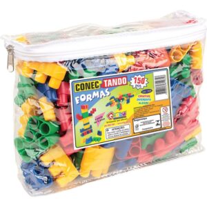 Brinquedo para Montar Conectando Formas 150PCS - Imagem 1