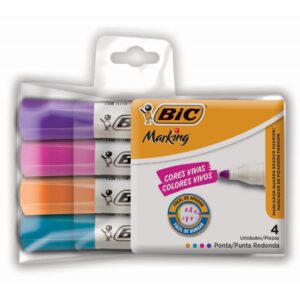 Pincel Quadro Branco Marking Fashion C/04 Cores