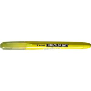 Caneta Marca Texto Lumicolor Soft Amarela Pastel - Imagem 1