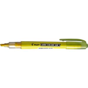 Caneta Marca Texto Lumicolor Soft Amarela Pastel - Imagem 2