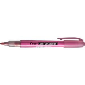 Caneta Marca Texto Lumicolor Soft Rosa Pastel - Imagem 2
