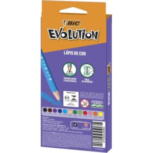 Lapis de Cor Sextavado Evolution 12 Cores - Imagem 2