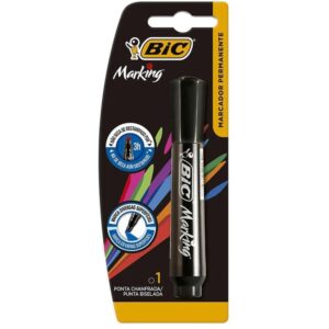 Pincel Marcador Permanente Marking Preto - Imagem 1