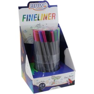 Caneta com Ponta Porosa Fineliner 0.4MM 12 Cores - Imagem 1