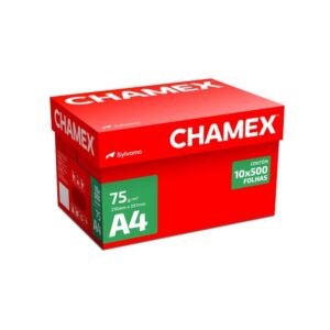 Papel Sulfite A4 Chamex 75G 10 PCTX500 Fls