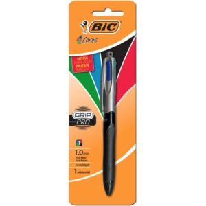 Caneta Esferografica Bic 4 Cores Grip pro - Imagem 1