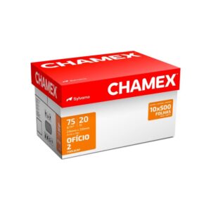 Papel Sulfite Oficio 2 Chamex 75G 10 PCTX500 Fls