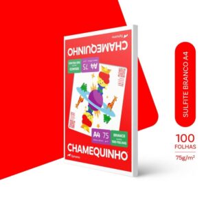Papel Sulfite A4 Chamequinho 75G.BCO C/100F - Imagem 3