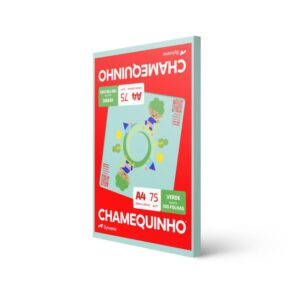 Papel Sulfite A4 Colorido Chamequinho 75G Verde - Imagem 1