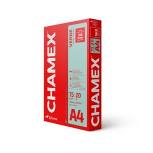 Papel Sulfite A4 Colorido Chamex 75G Verde - Imagem 1