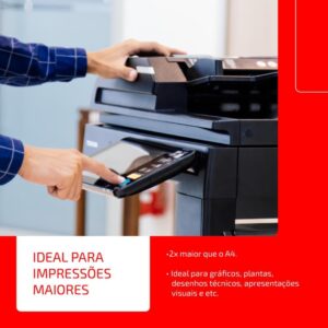 Papel Sulfite A3 Chamex 75G 500 Fls - Imagem 3