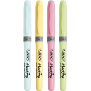 Caneta Marca Texto Marking 4 Cores Pastel - Imagem 2