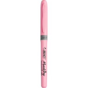 Caneta Marca Texto Marking Rosa Pastel - Imagem 2