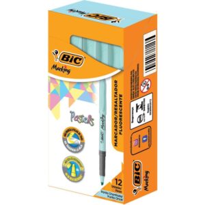 Caneta Marca Texto Marking Azul Pastel - Imagem 1