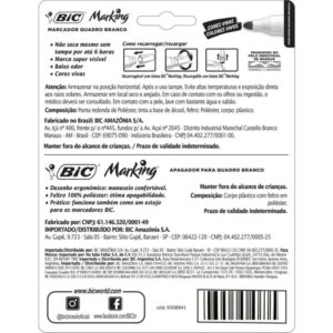 Pincel Quadro Branco Marking Kit 4 Pinceis+apagador - Imagem 3