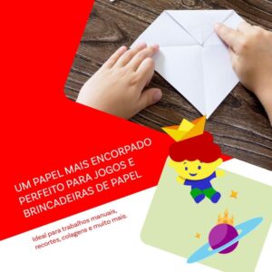 Papel Sulfite A4 Chamequinho 60K 180G Branco - Imagem 3