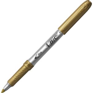 Pincel Marcador Permanente Marking Metalico 1.1MM Dourado - Imagem 2
