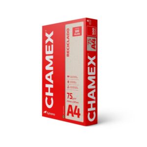 Papel Sulfite A4 Reciclado Chamex Eco 75G 500 Fls. - Imagem 1