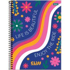 Caderno 01X1 Capa Dura Cliff Feminino 80FLS. - Imagem 2
