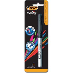 Pincel Marcador Permanente Marking 1.1MM Preto - Imagem 1