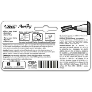 Pincel Quadro Branco Marking Recarregavel Azul - Imagem 3