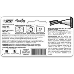 Pincel Quadro Branco Marking Recarregavel Vermelho - Imagem 3
