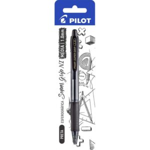 Caneta Esferografica Retratil Bpgp-Super Grip-10R 1.0 Preta - Imagem 1