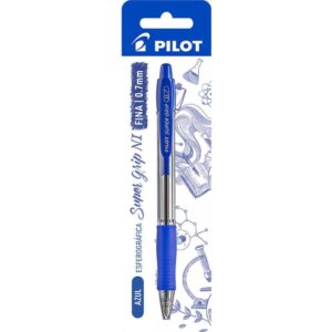 Caneta Esferografica Retratil Bpgp-Super Grip-10R 0.7 Azul - Imagem 1